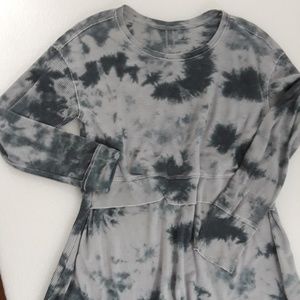 Long sleeve tie-dyed knit top - NWOT